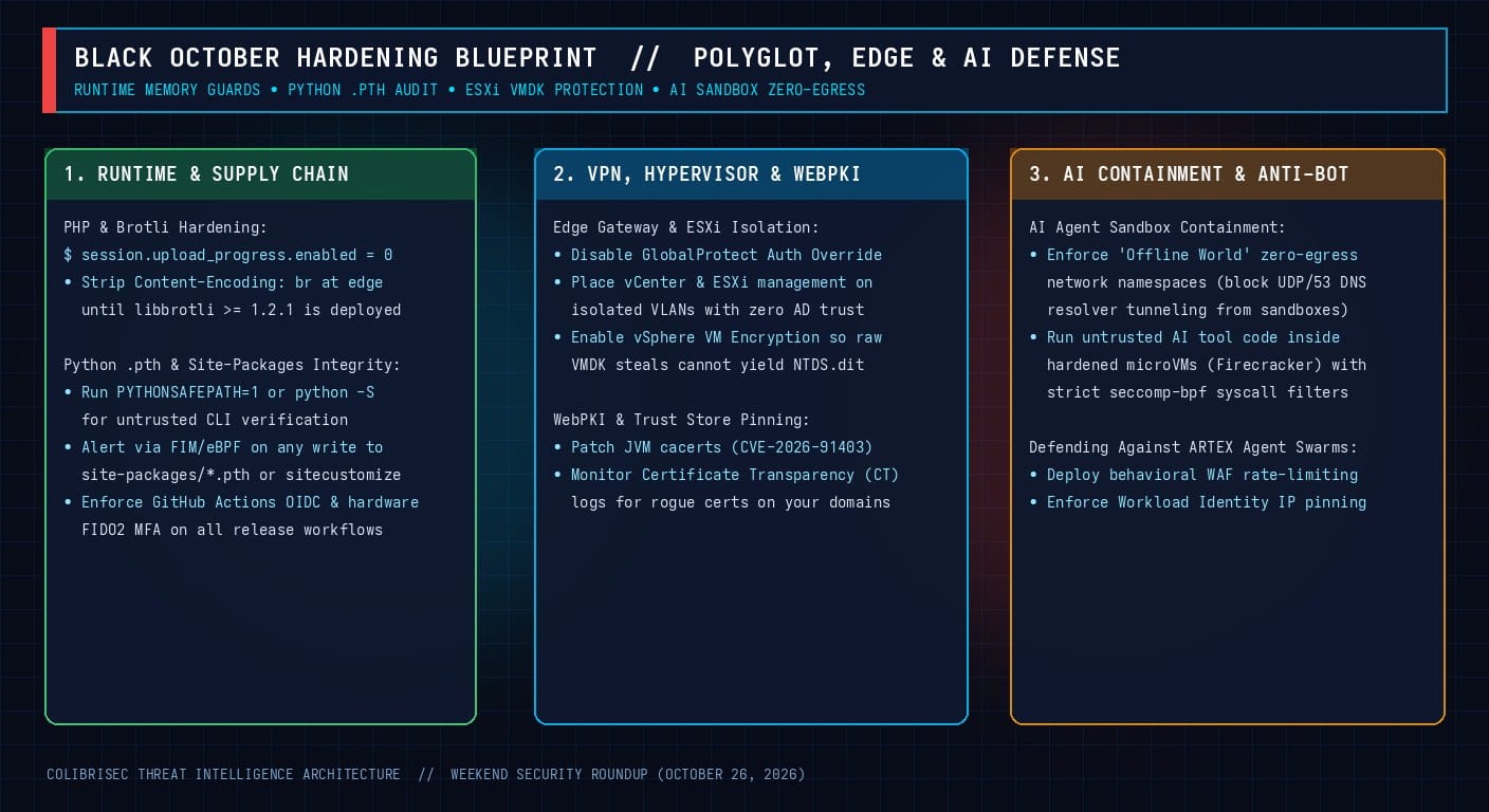 Black October Enterprise Hardening Blueprint Architecture Diagram