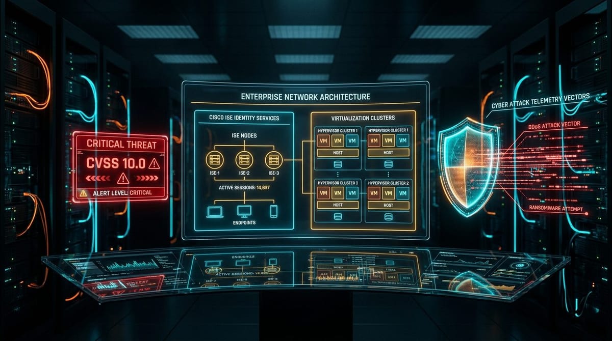 Security Roundup: Cisco ISE Critical CVSS 10.0 Zero-Day Under Active Attack, VMware Escape, and Acronis in CISA KEV (Week of September 18, 2026)