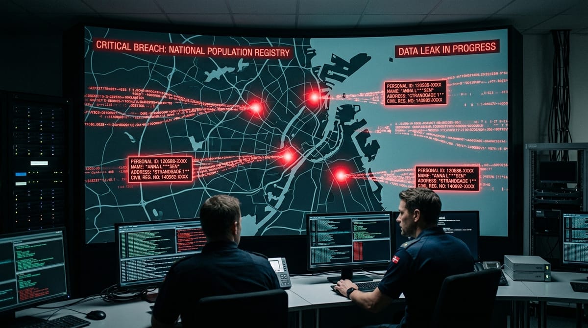 Denmark National Central Person Register CPR Cyber Breach