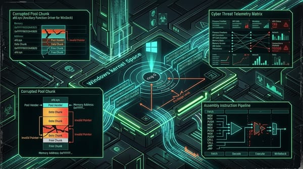 Día Cero en el Kernel de Windows AFD.sys (CVE-2026-68820): Mecánica de Escalada de Privilegios Use-After-Free del Grupo Lazarus
