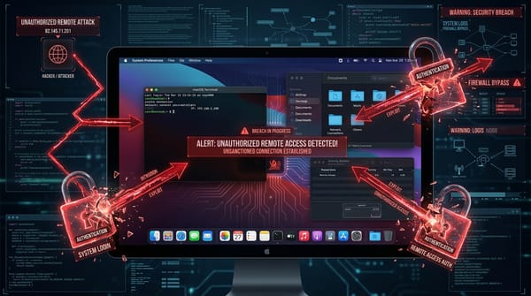 CVE-2026-65400: Apple macOS Screen Sharing Authentication Bypass y Cryptominer Weaponization