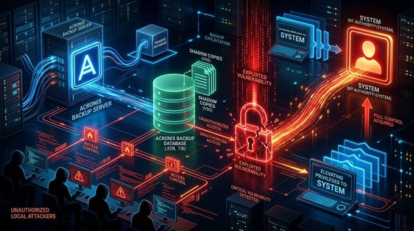 CVE-2026-87886: Acronis Cyber Protect Backup Local Privilege Escalation Added to CISA KEV Catalog